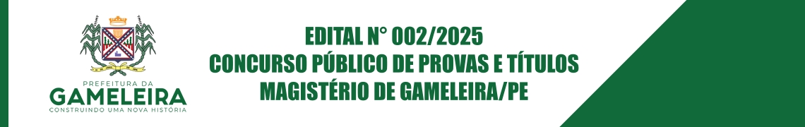 Edital 002-2025 Magisterio